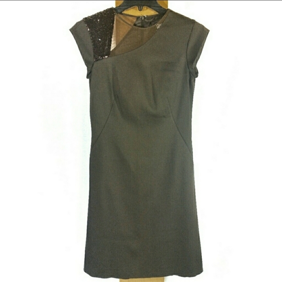 Worth Sequin Formal A-line Cocktail Dress (B) - Picture 5 of 9